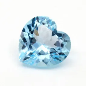 14mm Sky Blue Topaz Hearts