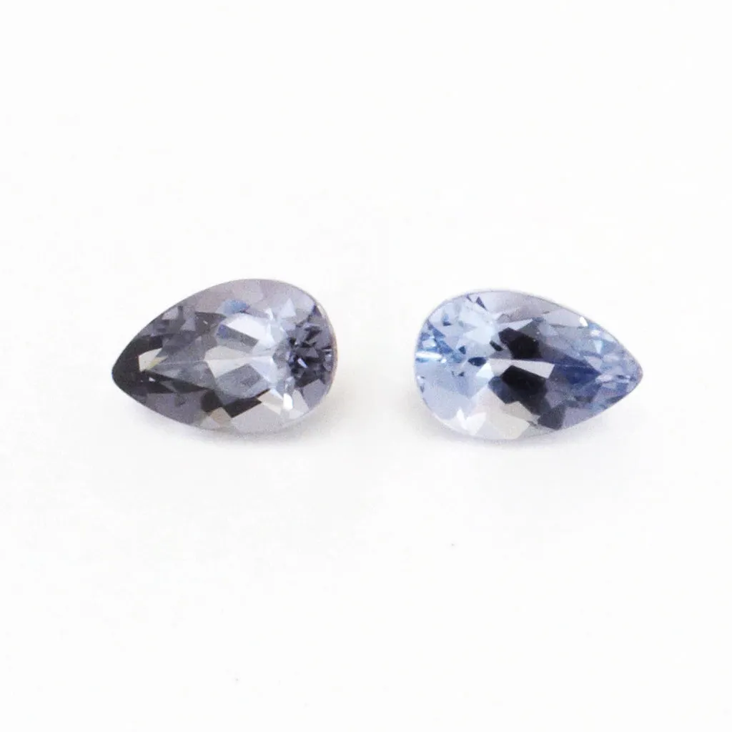 3x2mm Grey-Blue Spinel Pears