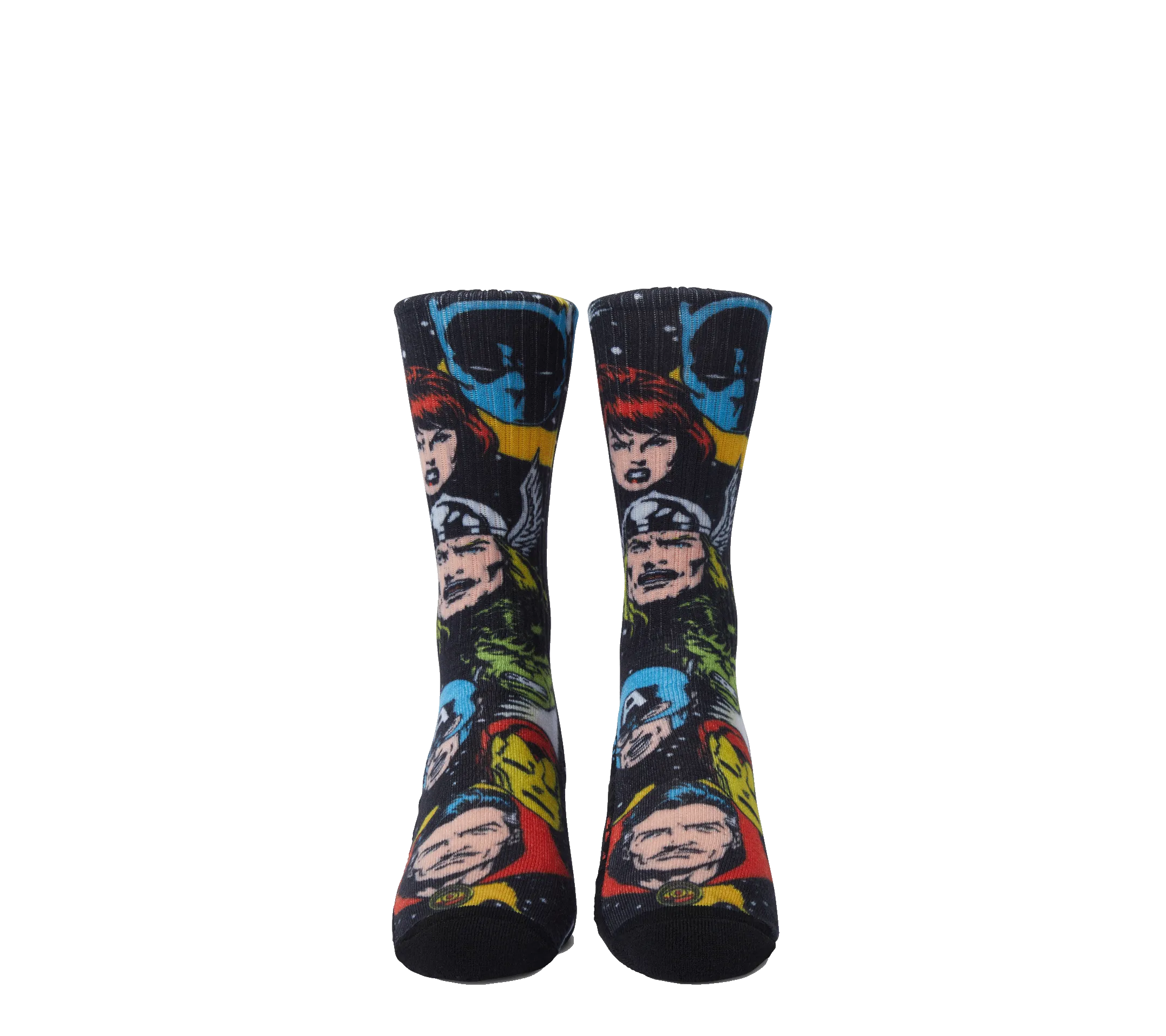 Avengers x HUF Galatic Heads Crew Sock