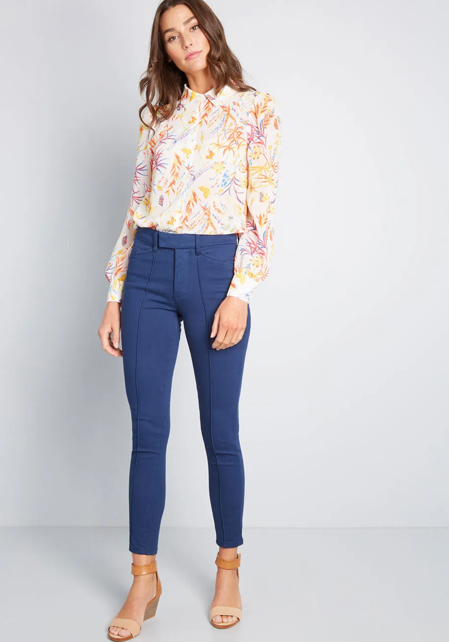 Be Buzzworthy Button-Up Top