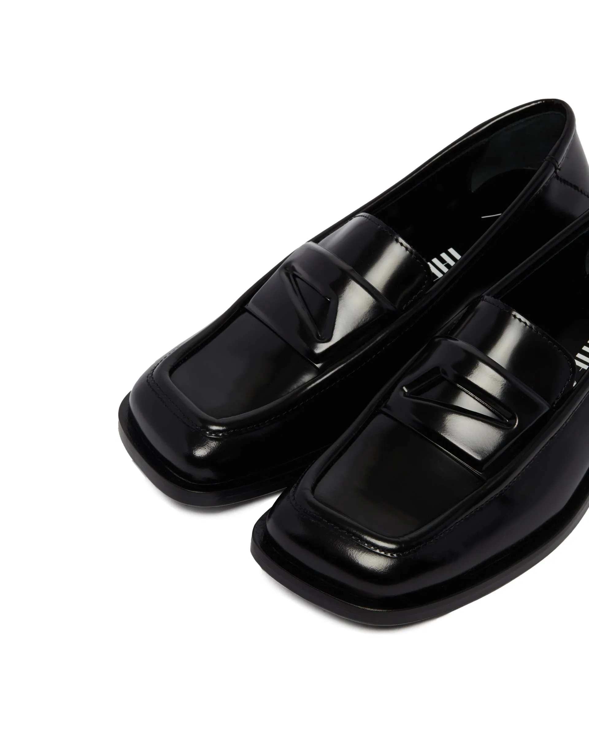 Black Leather Loafers