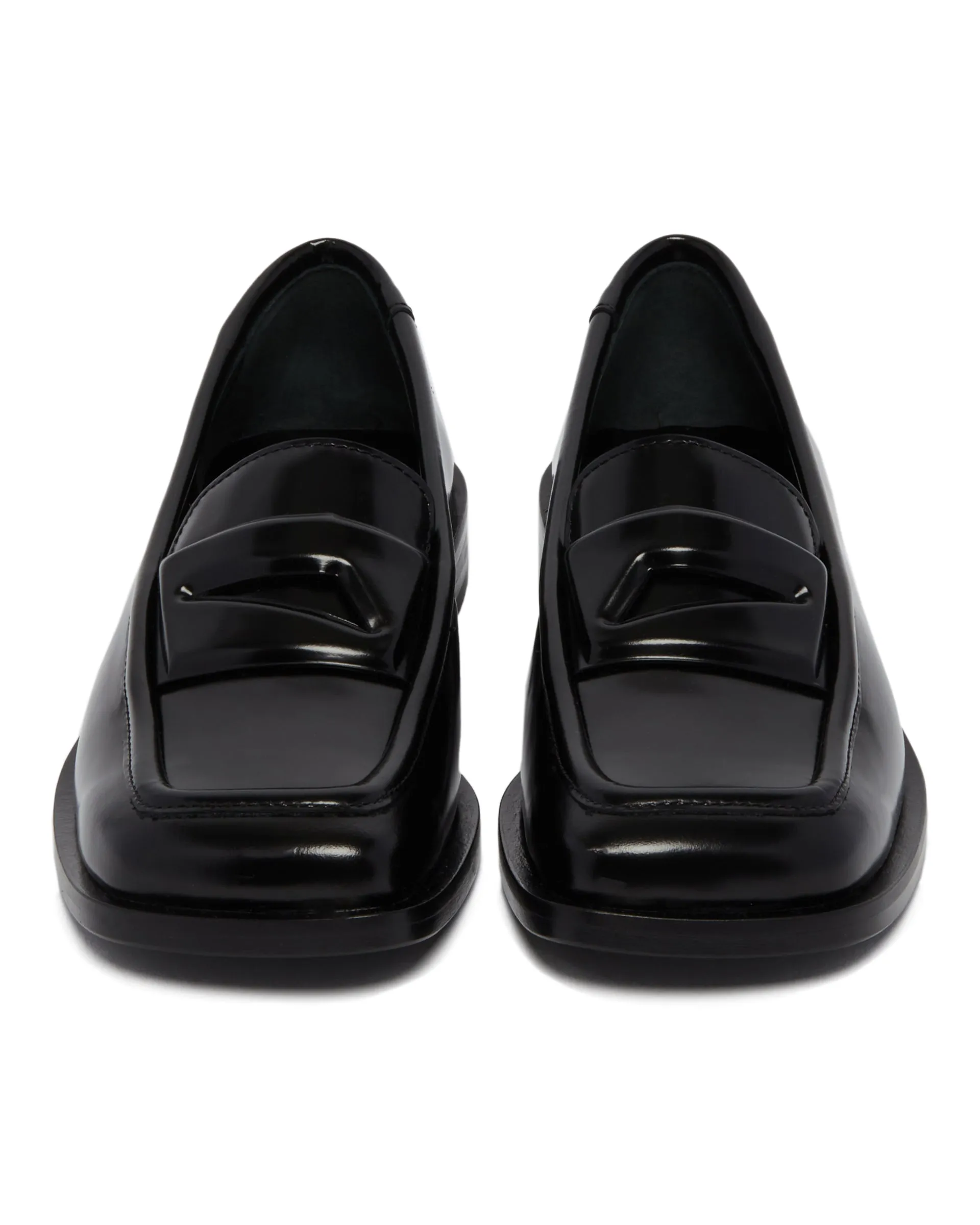 Black Leather Loafers