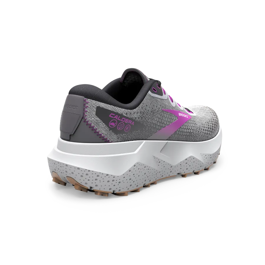 Brooks Caldera 6 | Oyster / Blackened Pearl / Purple | Womens