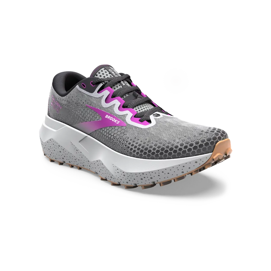 Brooks Caldera 6 | Oyster / Blackened Pearl / Purple | Womens