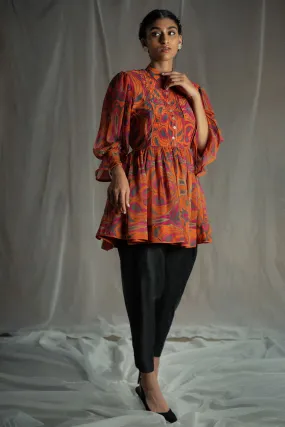 Burnet Orange Tunic