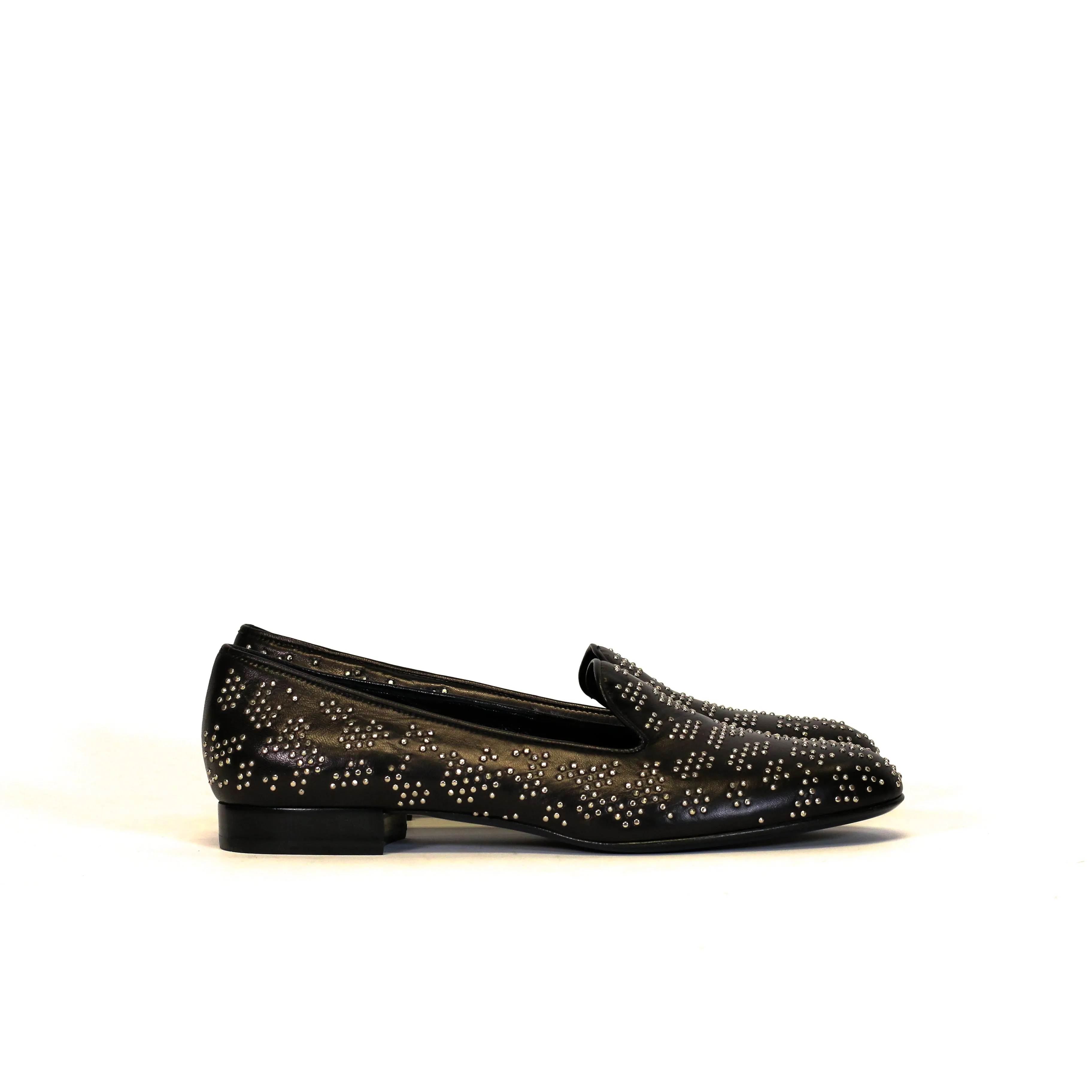 Calfskin Studded Loafers