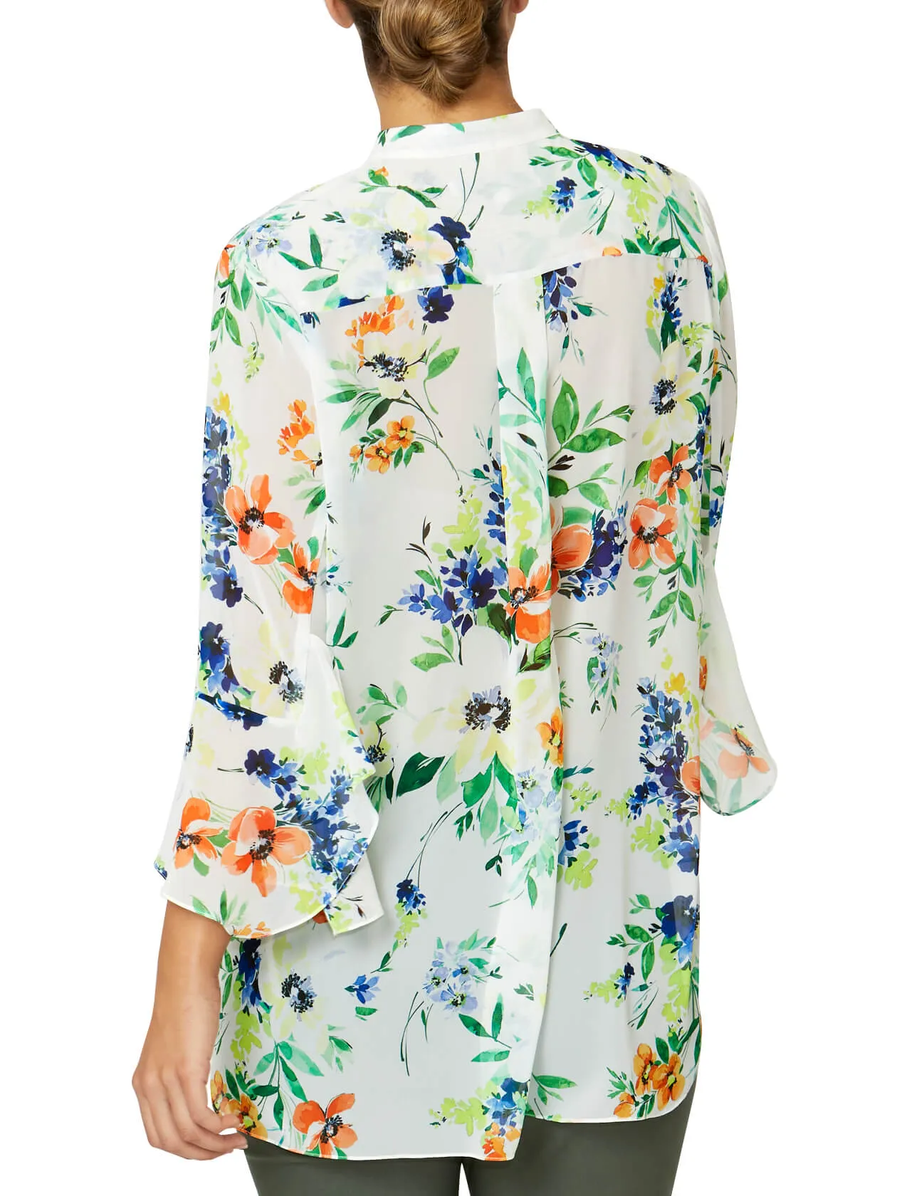 Carine Ivory Chiffon Shirt