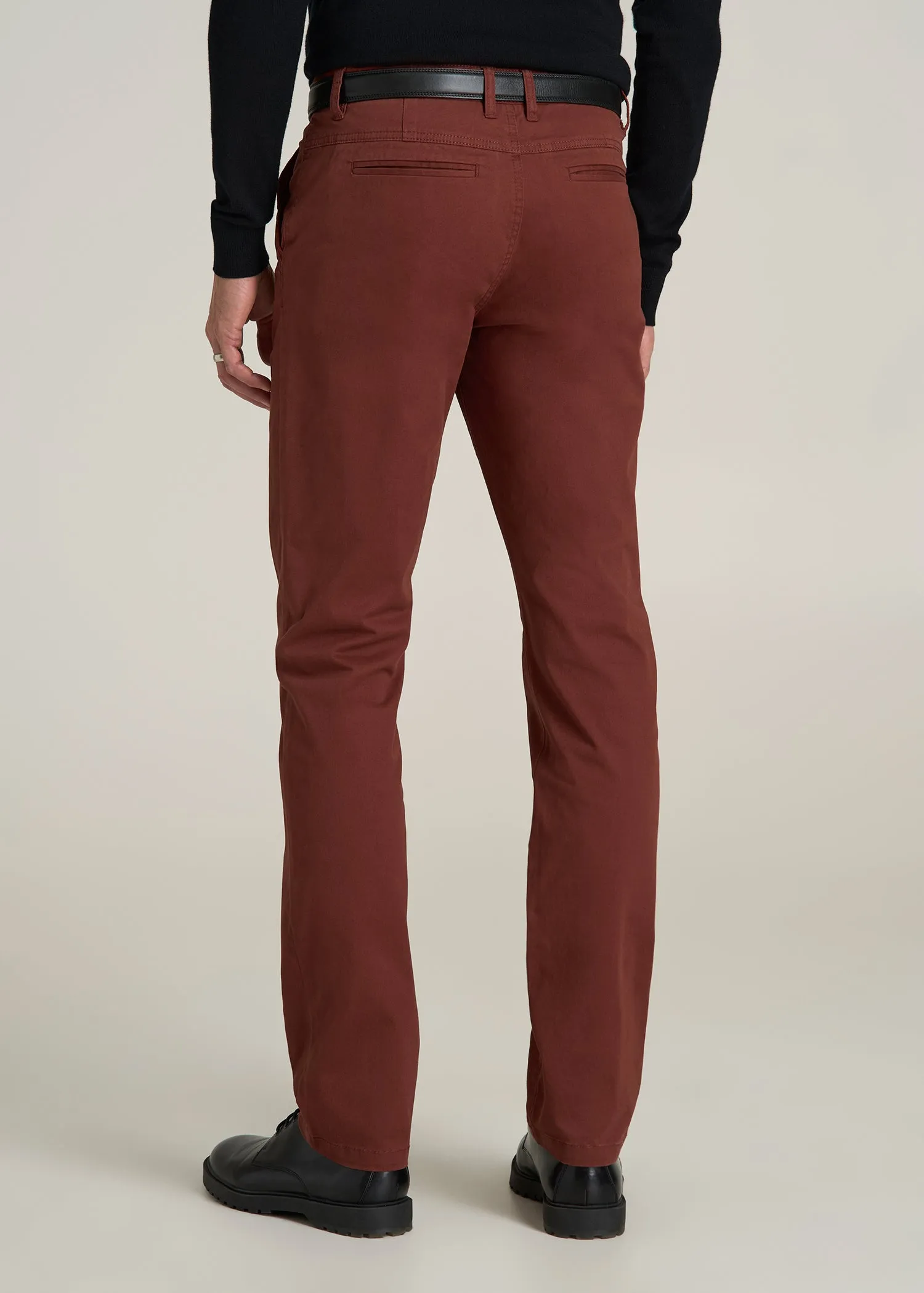 Carman TAPERED Chinos in Intense Rust - Pants for Tall Men