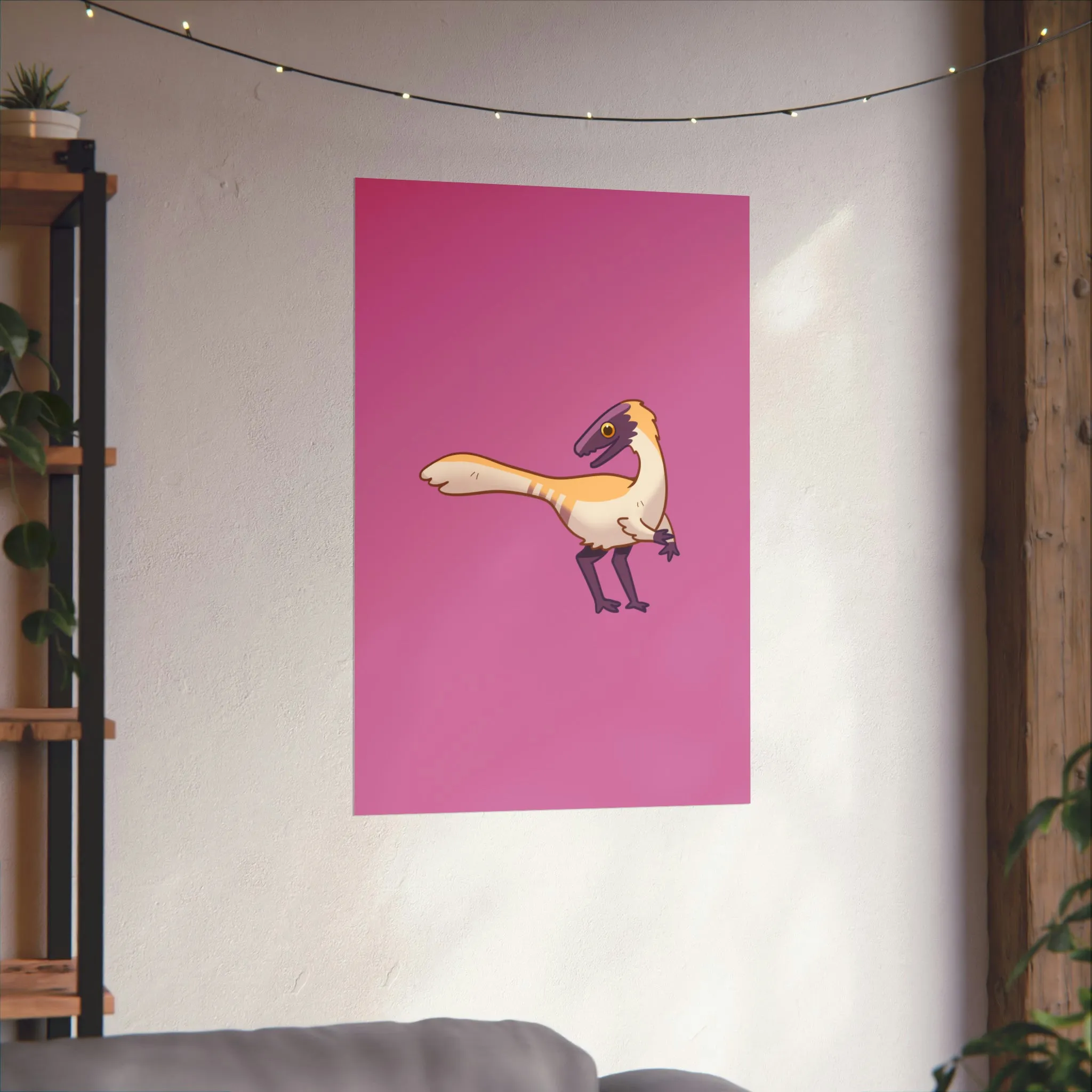 Compsognathus Matte Poster