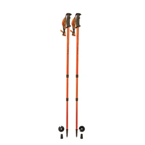 Explore Tek Aluminum Anti-Shock Twist Lock Trekking Poles with Rubber Grip plus Tip Kit