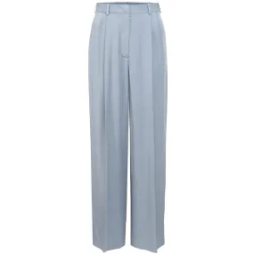 HIGH WAISTED TENCEL PANTS IN LIGHT BLUE