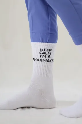 Keep Calm I am a Pharmacist Socks