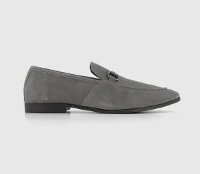 Mens Office Memming Loafers Grey Suede Uk Size 8