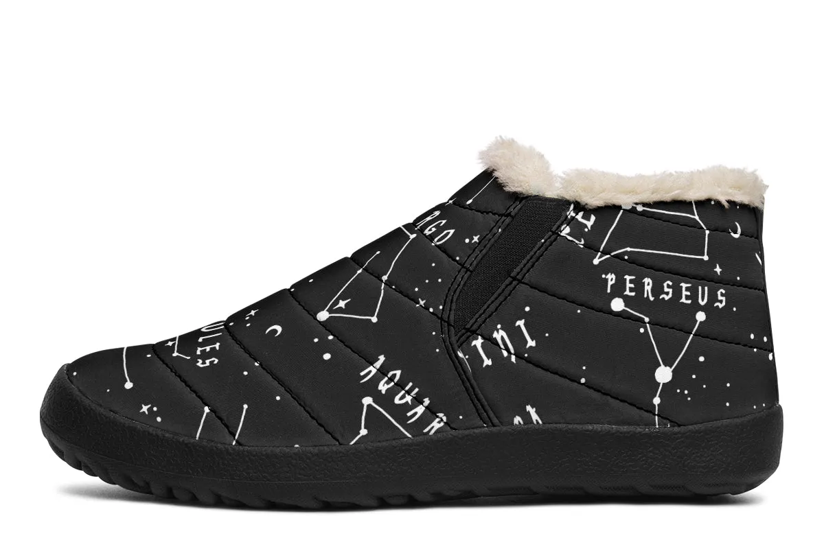 Stellar Winter Sneakers - Warm & Easy Slip-On Shoes Lined with Vegan Wool with Anti-Slip Soles