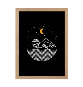 Wild Swim Art Print